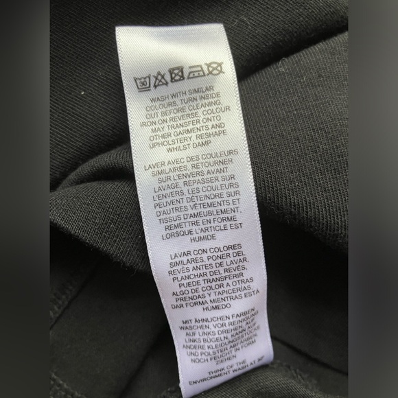 Crooked Tongues long sleeve t shirt, screen print abstract graphic, rainbow - Picture 5 of 6